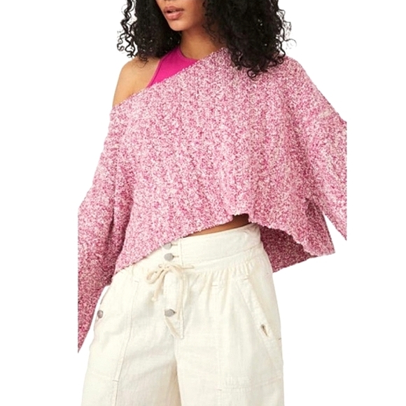 Free People Sweaters - Free People Good Day Cropped Sweater, M